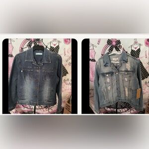 Denim jackets. Like new.